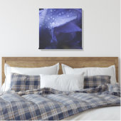 Blume der lila Rose Leinwanddruck (Insitu (Schlafzimmer))