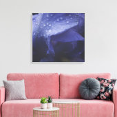 Blume der lila Rose Leinwanddruck (Insitu (Wohnzimmer))