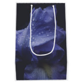 Blume der lila Rose Mittlere Geschenktüte (Rückseite)