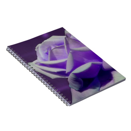 Blume der lila Rose Notizblock (Rechte Seite)