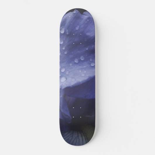 Blume der lila Rose Skateboard (Vorderseite)