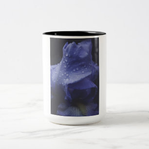 Blume der lila Rose Zweifarbige Tasse