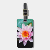 Blume der Lilie (Pink und Orange) Gepäckanhänger (Vorderseite vertikal)