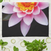 Blume der Lilie (Pink und Orange) Handtuch (Gefaltet)