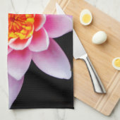 Blume der Lilie (Pink und Orange) Handtuch (Viertel Falte)