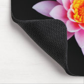 Blume der Lilie (Pink und Orange) Mousepad (Ecke)