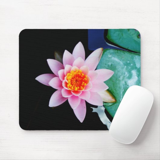 Blume der Lilie (Pink und Orange) Mousepad (Mit Mouse)