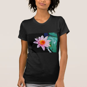 Blume der Lilie (Pink und Orange) T-Shirt