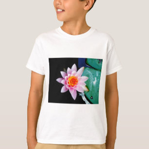 Blume der Lilie (Pink und Orange) T-Shirt