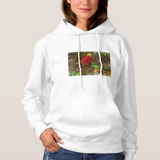 Blume der Mama Hoodie (Vorderseite)