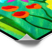 Blume der Mama Poster (Ecke)