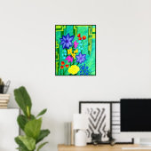 Blume der Mama Poster (Heimbüro)