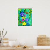 Blume der Mama Poster (Küche)