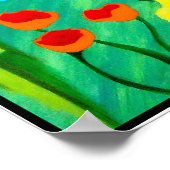 Blume der Mama Poster (Ecke)