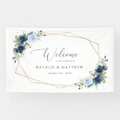 Blume der Marine, Blumen, Boho, Begrüßung Banner (Horizontal)