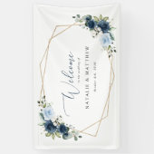 Blume der Marine, Blumen, Boho, Begrüßung Banner (Vertikal)
