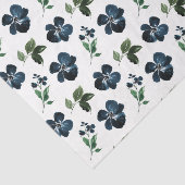 Blume der Marine mit grünen Blätter Seidenpapier (Ausschnitt)