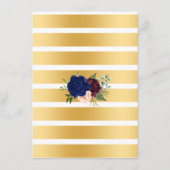 Blume der Marine und Bourbon Begleitkarte (Rückseite)