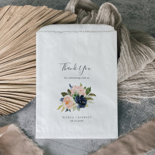 Blume der Marine Weiß Dankeschön Hochzeit Geschenktütchen