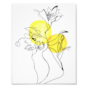 Blume der Mike drucken Fotodruck