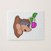 Blume der Mole Earth Puzzle (Horizontal)
