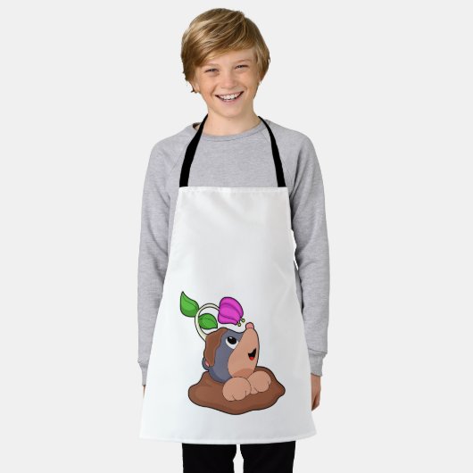 Blume der Mole Earth Schürze (Getragen)