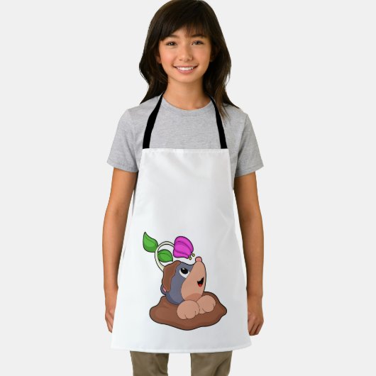 Blume der Mole Earth Schürze (Insitu)