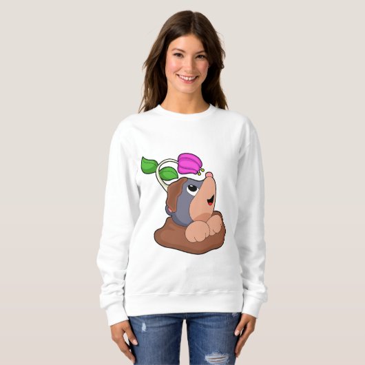 Blume der Mole Earth Sweatshirt (Vorne ganz)
