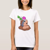 Blume der Mole Earth T-Shirt (Vorderseite)