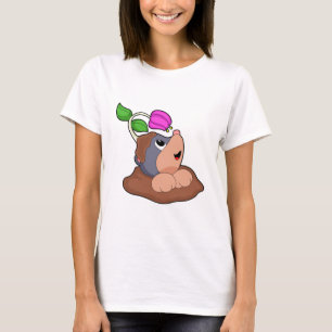 Blume der Mole Earth T-Shirt