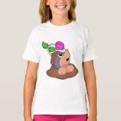 Blume der Mole Earth T-Shirt (Vorderseite)