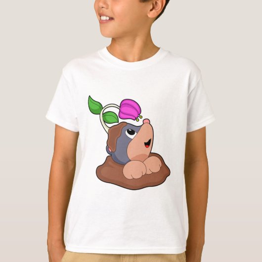 Blume der Mole Earth T-Shirt (Vorderseite)