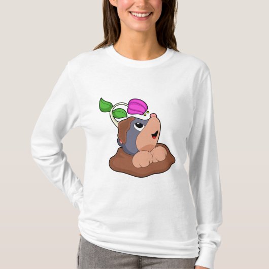Blume der Mole Earth T-Shirt (Vorderseite)
