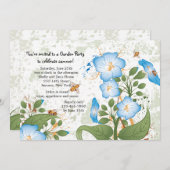 Blume der Morgenruhe Einladung (Vorne/Hinten)