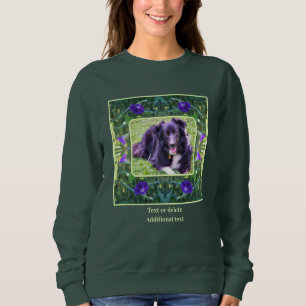 Blume der Morgenruhe gestalten Ihr eigenes Foto Sweatshirt
