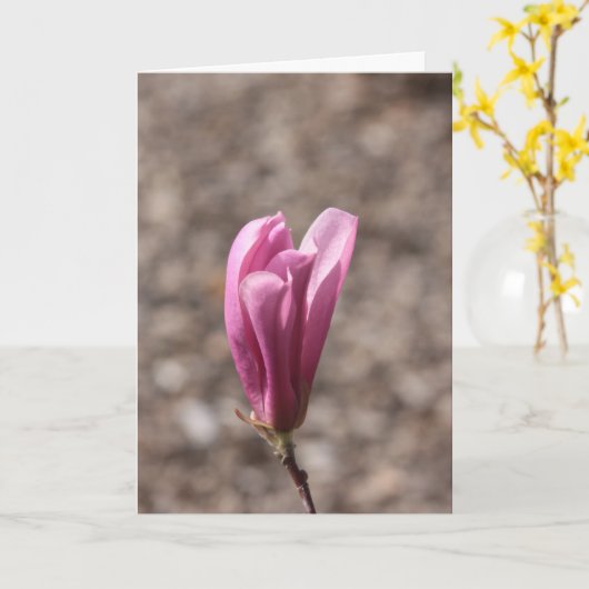 Blume der Mütter Karte (Gelbe Blume)