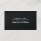 Blume der Nähmaschine | Seamstress Visitenkarte (Rückseite)