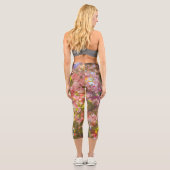 Blume der Natur blühen Sonnenlicht Capri Leggings (Rückseite)