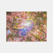 Blume der Natur blühen Sonnenlicht Fleecedecke (Vorderseite (Horizontal))