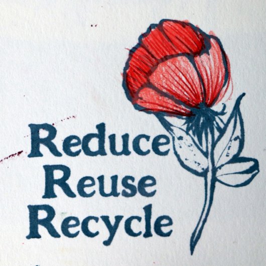 Blume der Natur Gummistempel