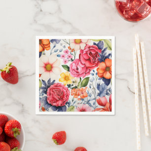 Blume der Natur Serviette