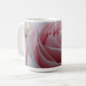 Blume der niedlichen Rose Kaffeetasse (Vorderseite Links)