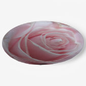 Blume der niedlichen Rose Pappteller (Schrägansicht)