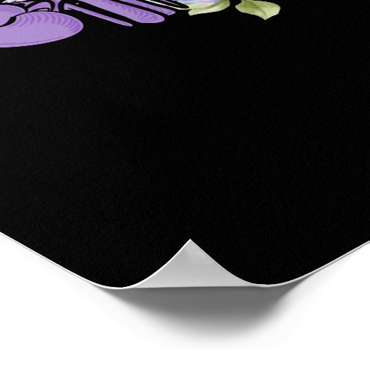 Blume der Nierensorge Nephrologie Poster (Ecke)