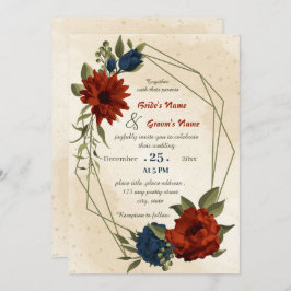 Blume der Orangenmarinade Einladung