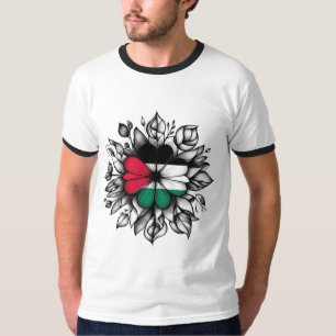 Blume der palästinensischen Flagge, das freie Palä T-Shirt