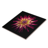 Blume der phantastischen Farbkombination Fliese (Seite)