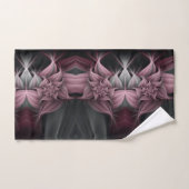 Blume der phantastischen Rose Fraktal Badhandtuch Set (Handtuch)