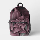 Blume der phantastischen Rose Fraktal Bedruckter Rucksack (Vorderseite)