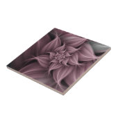 Blume der phantastischen Rose Fraktal Fliese (Seite)